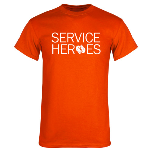 Orange T Shirt-Service Heroes