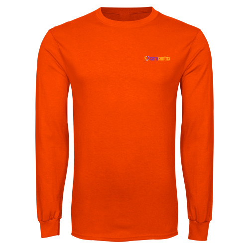 Orange Long Sleeve T-Shirt-Primary Mark