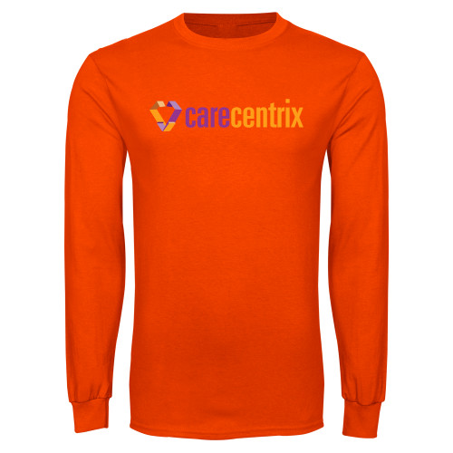 Orange Long Sleeve T-Shirt-Primary Mark