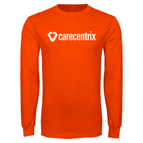 Orange Long Sleeve T-Shirt-Primary Mark