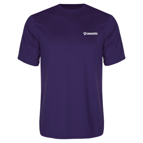 Purple Performance Tee-Primary Mark