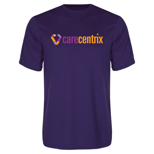 Purple Performance Tee-Primary Mark