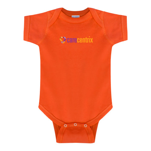 Orange Infant Onesie-Primary Mark