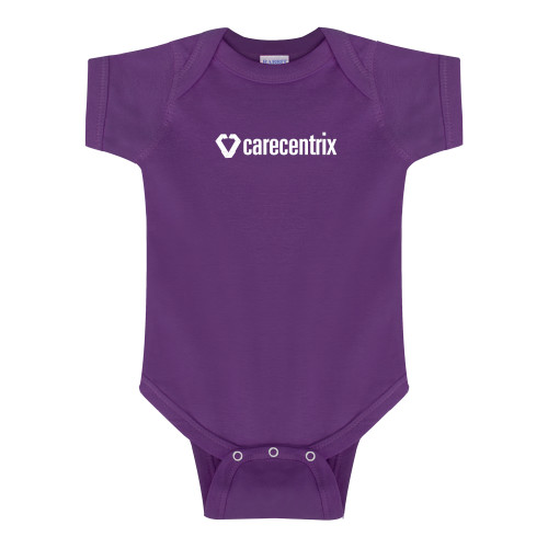 Purple Infant Onesie-Primary Mark