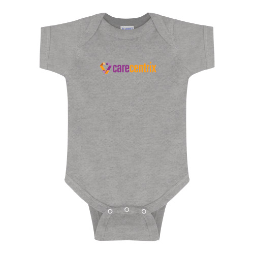 Grey Infant Onesie-Primary Mark