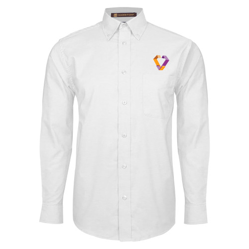 White Oxford Long Sleeve Shirt-Icon