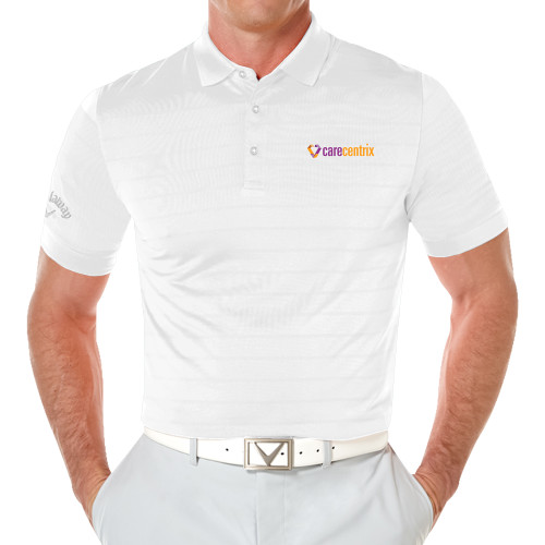Callaway Opti Vent White Polo-Primary Mark
