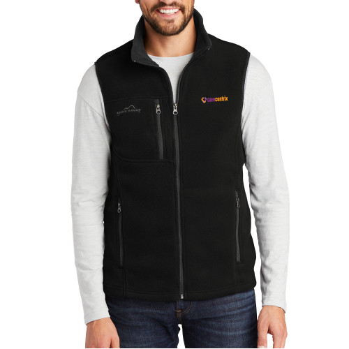 Eddie Bauer Black Fleece Vest-Primary Mark