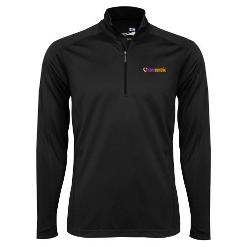 Syntrel Black Interlock 1/4 Zip-Primary Mark