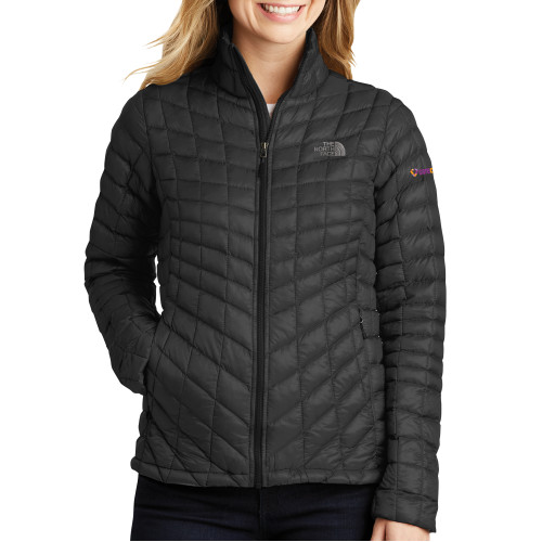 The North Face Womens Black Thermoball Trekker Jacket-Primary Mark