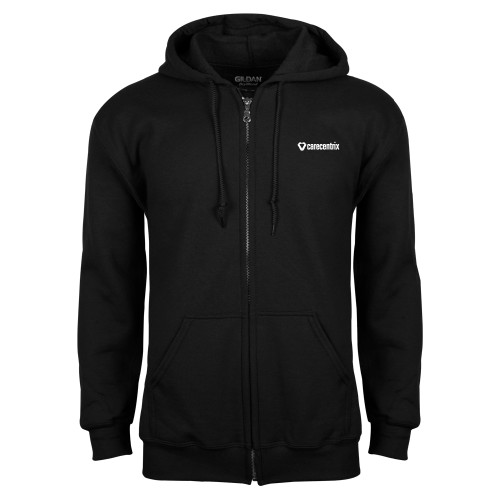 Black Fleece Full Zip Hoodie-Primary Mark