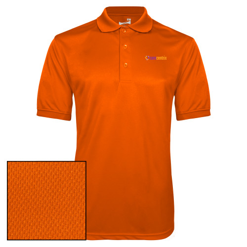 Orange Dry Mesh Polo-Primary Mark