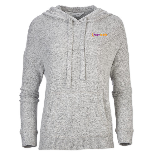 Boxercraft Womens Oxford Grey Heather Cuddle Soft Hoodie-Primary Mark