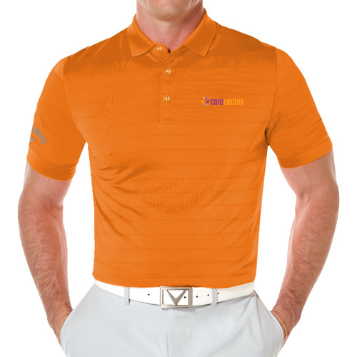 Callaway Orange Opti Vent Polo-Primary Mark