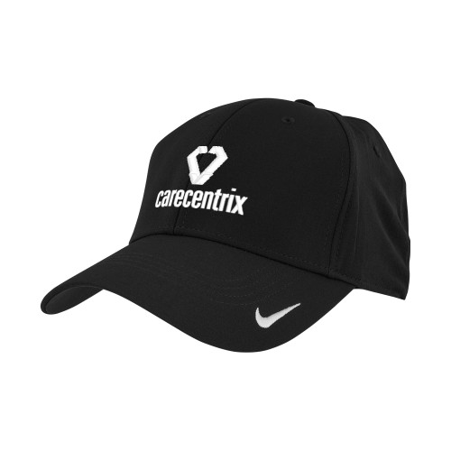 Nike Black Swoosh Legacy 91 Hat-Stacked Logo