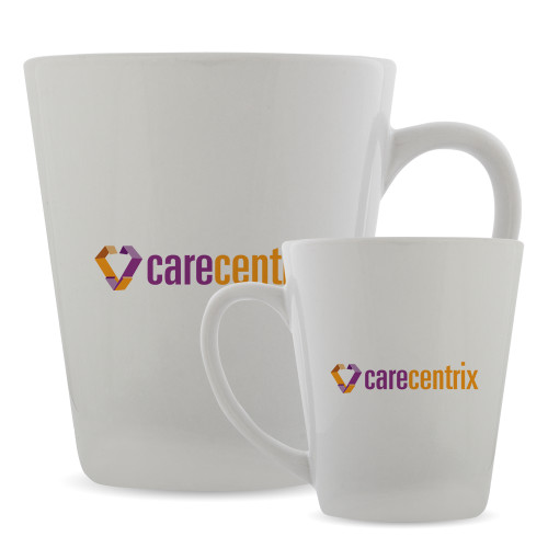 Full Color Latte Mug 12oz-Primary Mark