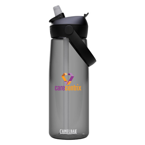 CamelBak Eddy Titan Renew Charcoal Bottle 25oz-Stacked Logo