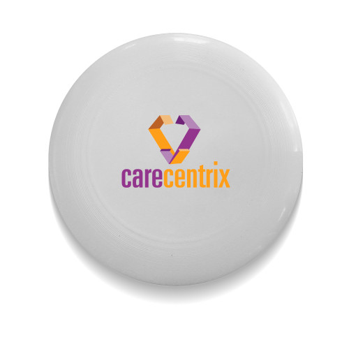 Ultimate White Sport Disc-Stacked Logo