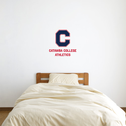  1.5 ft x 3 ft Fan WallSkinz - C Catawba College Athletics Stacked