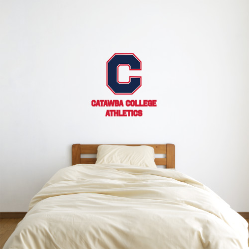  1.5 ft x 2 ft Fan WallSkinz - C Catawba College Athletics Stacked