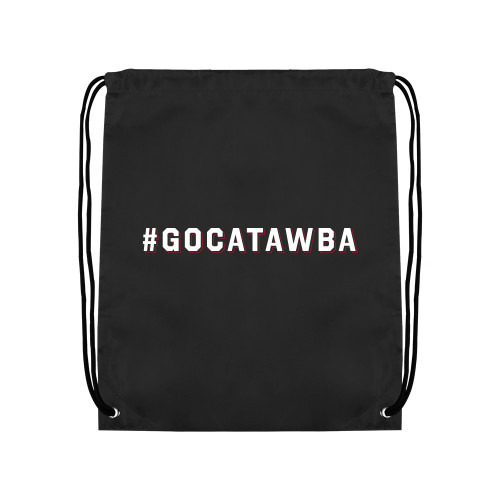  Black Drawstring Backpack - GoCatawba