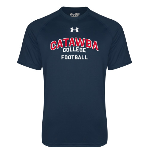  Under Armour Navy Tech Tee - UA Catawba College Primary Football
