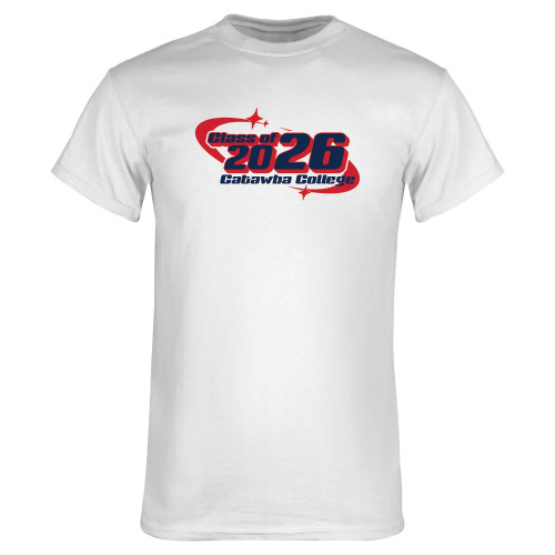  White T Shirt - Catawba College - CLASS OF 2026