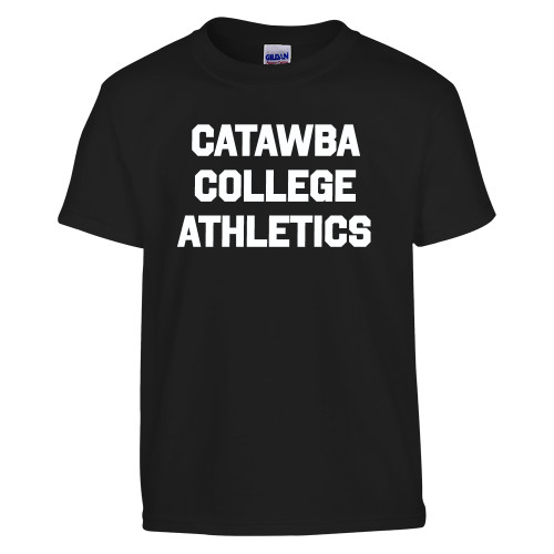  Youth Black T Shirt - CCA Stacked w C