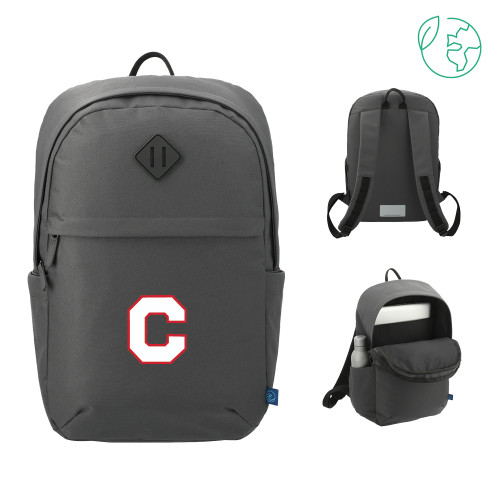  Repreve Charcoal Ocean Commuter Computer Backpack - Catawba Primary Wordmark