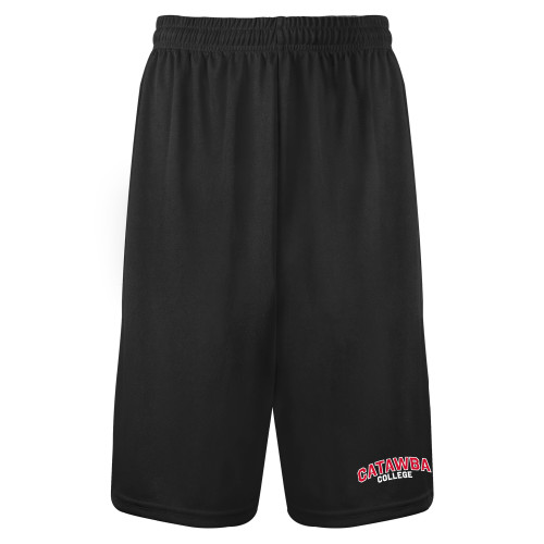  Black Performance Classic 9 Inch Short - Catawba College Primary Mark