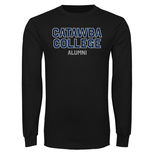  Black Long Sleeve T Shirt - Catawba College Alumni