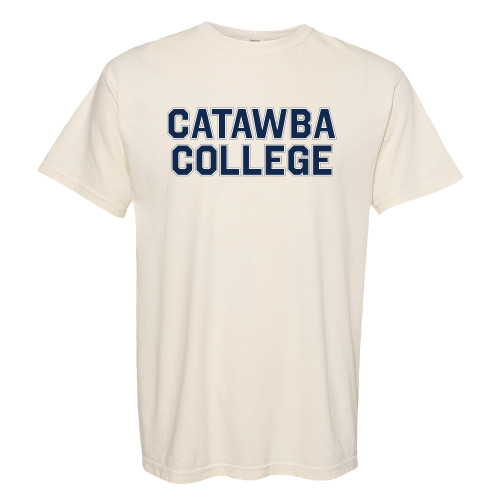  Comfort Colors Ivory T Shirt - Catawba Primary Wordmark