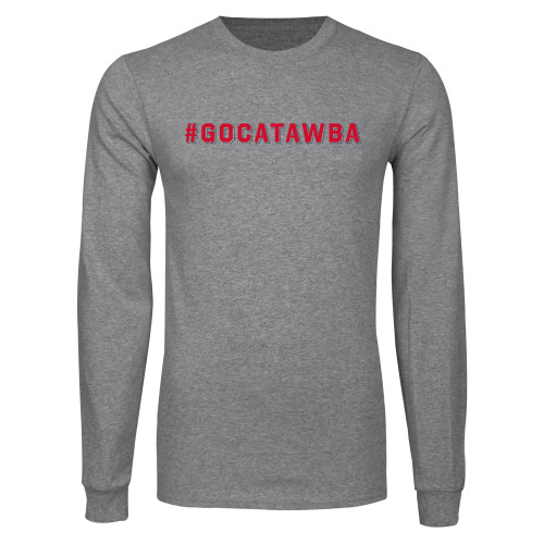  Grey Long Sleeve T Shirt - GoCatawba
