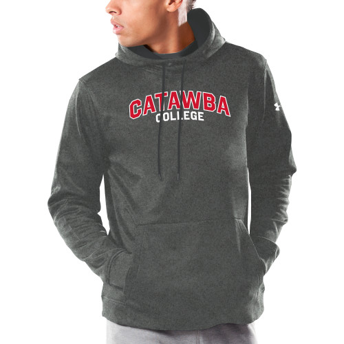  Under Armour Carbon Armour Fleece Hoodie - Catawba College Primary Mark
