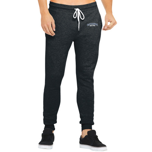  Bella Canvas Charcoal Heather Joggers - Catawba College Primary Mark