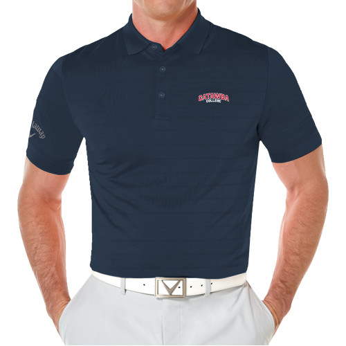  Callaway Navy Opti Vent Polo - Catawba College Primary Mark