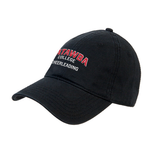 Black Unstructured Adjustable Low Profile Hat - Catawba College Primary Cheerleading
