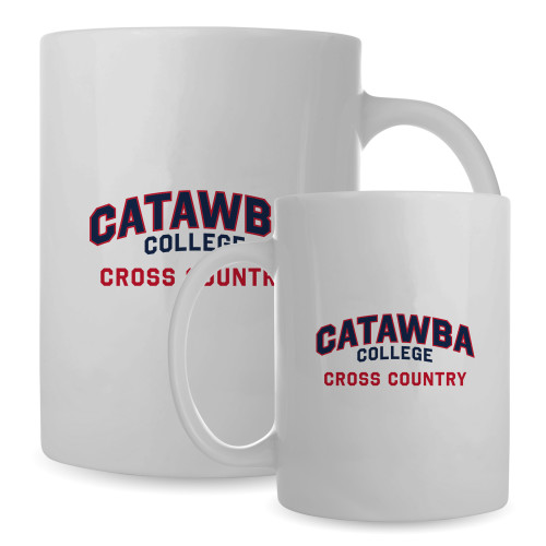 Full Color White Mug 15oz - Catawba College Primary XC