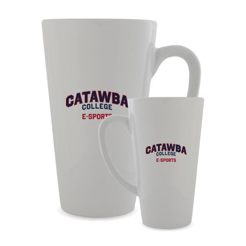  Full Color Latte Mug 17oz - Catawba College Primary E Sports