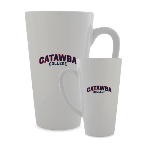  Full Color Latte Mug 17oz - Catawba College Primary Mark