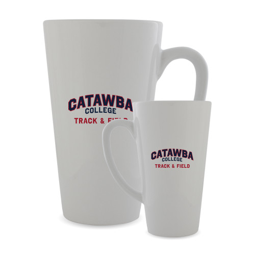  Full Color Latte Mug 17oz - Catawba College Primary Track and Field