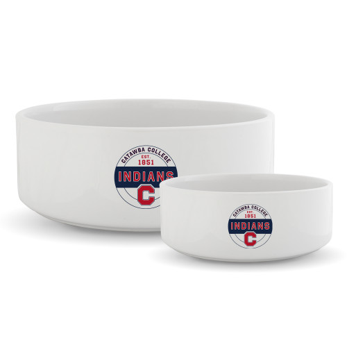  Ceramic Dog Bowl - Catawba College Est 1851