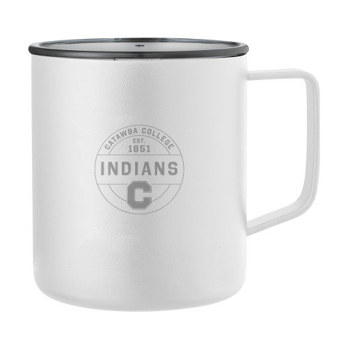  Rover Camp Vacuum Insulated White Mug 14oz - Catawba College Est 1851