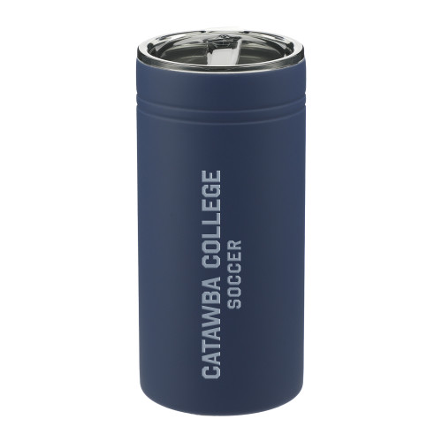  Sherpa Vacuum Navy Tumbler & Insulator 11oz - Catawba College Soccer Flat Engraved