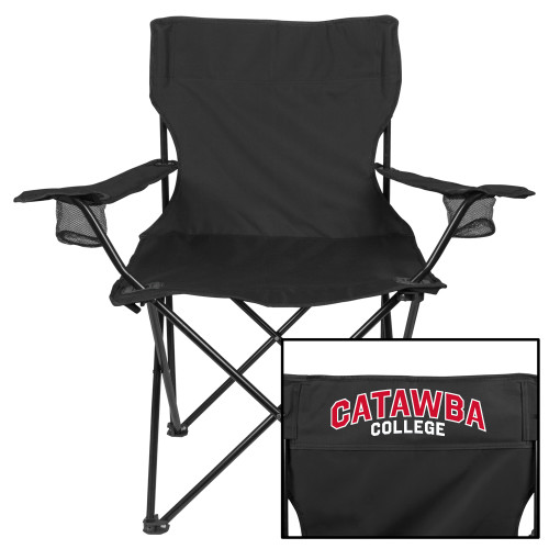  Deluxe Black Captains Chair - Catawba College Primary Mark
