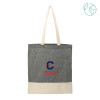 Thumbnail image for  Split Recycled Black Cotton Twill Convention Tote