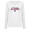 Thumbnail image for  Womens White Long Sleeve V Neck Tee