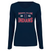 Thumbnail image for  Womens Navy Long Sleeve V Neck Tee