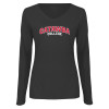 Thumbnail image for  Womens Dark Heather Long Sleeve V Neck Tee 