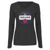 Thumbnail image for  Womens Dark Heather Long Sleeve V Neck Tee 